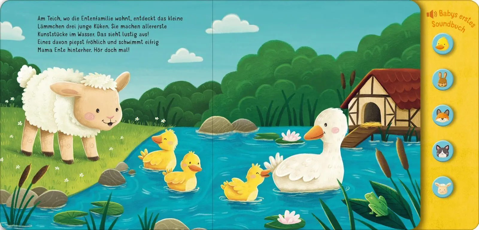 Bild: 9783845865942 | Hör mal, so klingen die Tierkinder! | Babys erstes Soundbuch | Dietz