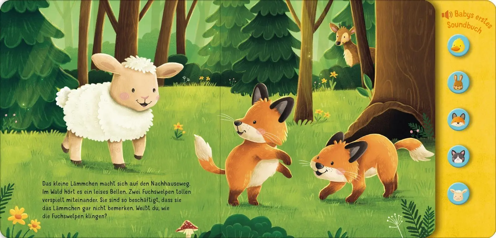 Bild: 9783845865942 | Hör mal, so klingen die Tierkinder! | Babys erstes Soundbuch | Dietz