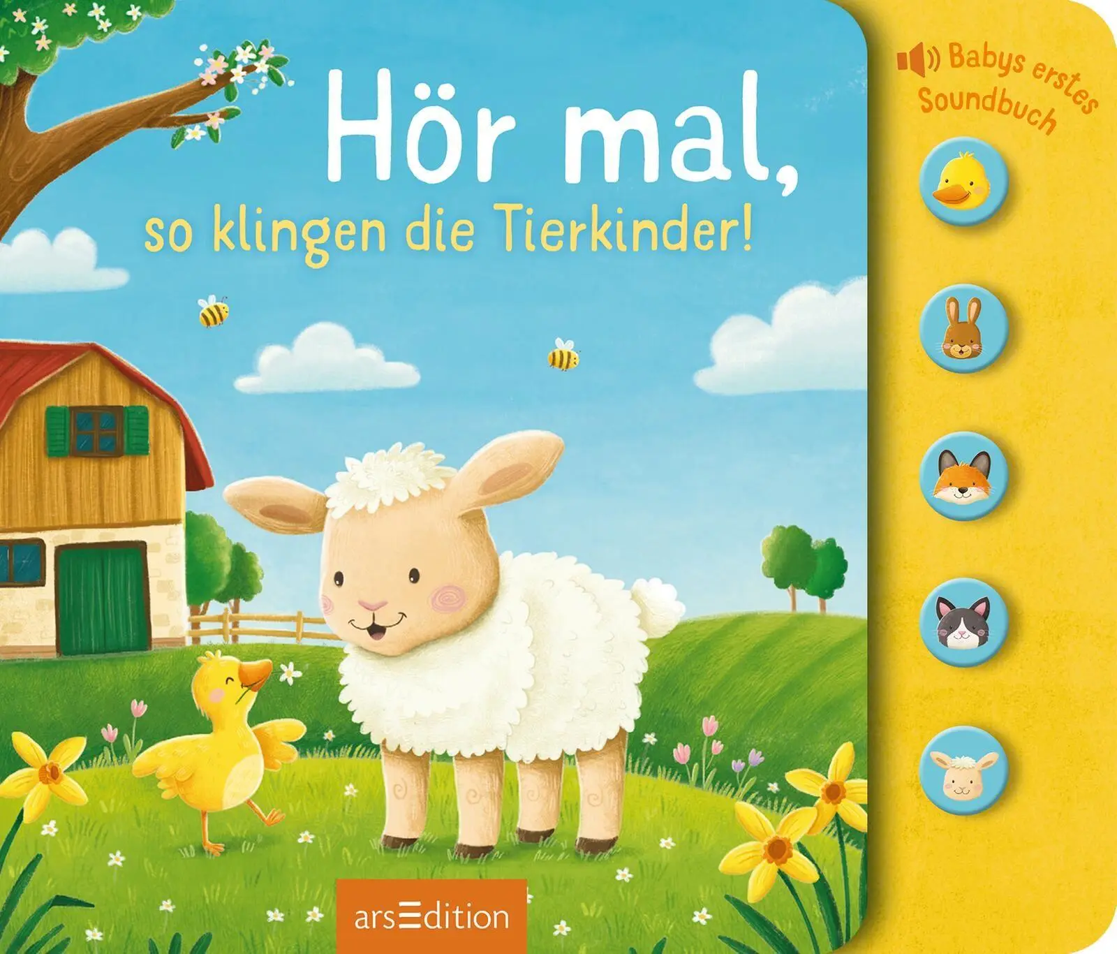 Bild: 9783845865942 | Hör mal, so klingen die Tierkinder! | Babys erstes Soundbuch | Dietz
