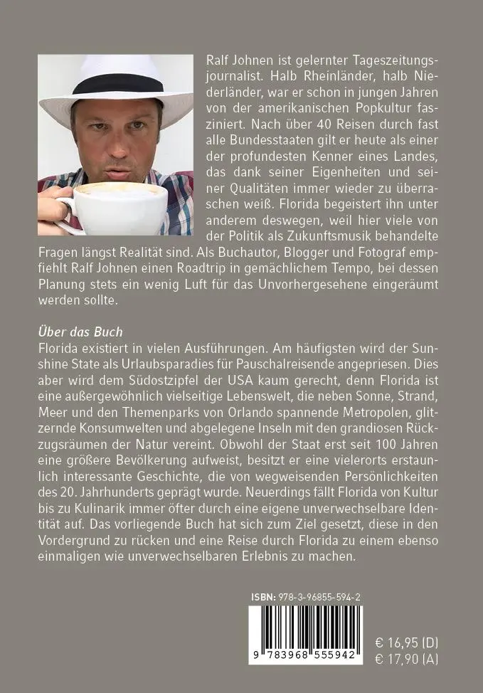 Rückseite: 9783968555942 | Florida | 50 Tipps abseits der ausgetretenen Pfade | Ralf Johnen
