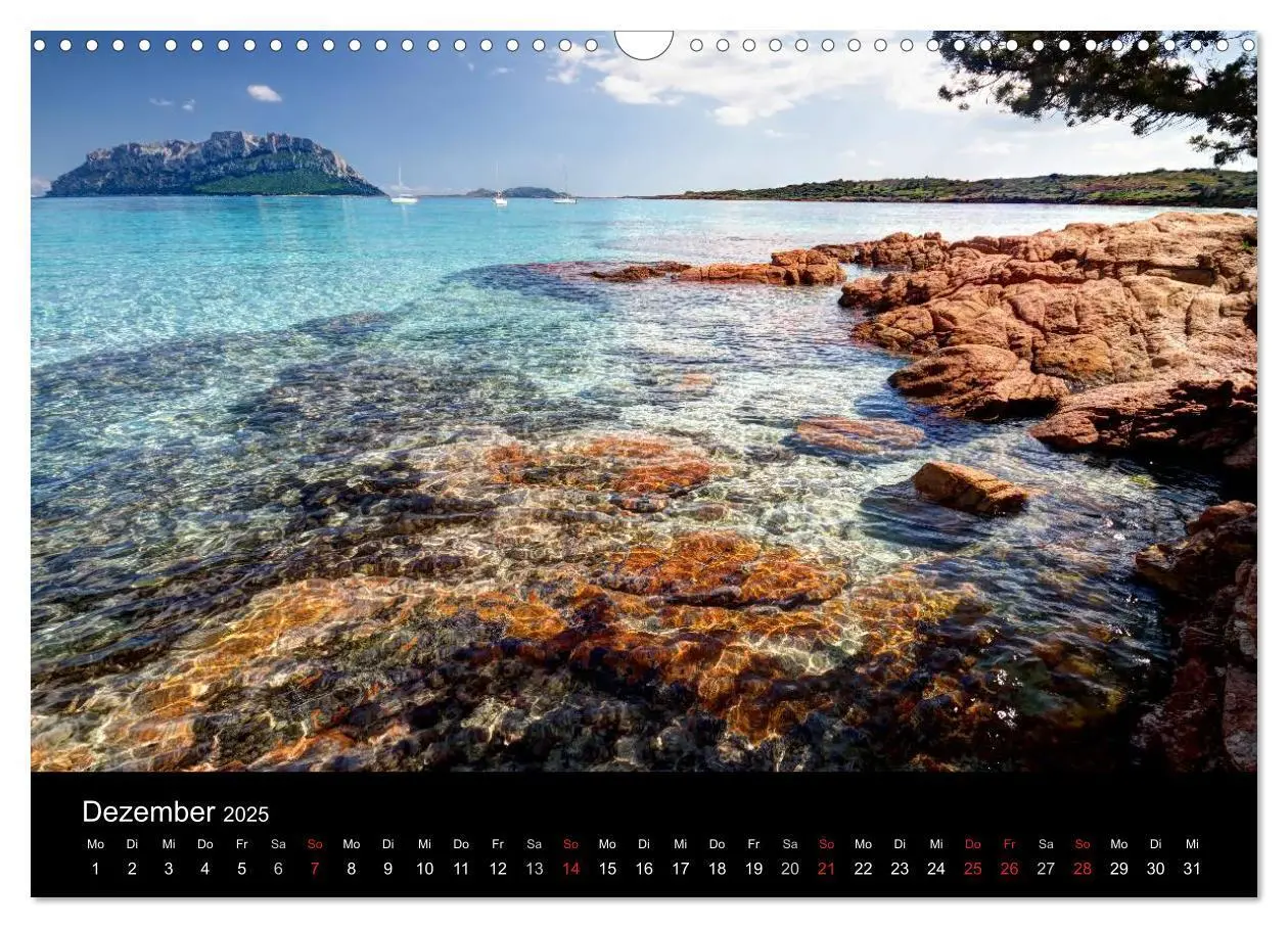 Bild: 9783435726042 | Sardinien (Wandkalender 2025 DIN A3 quer), CALVENDO Monatskalender