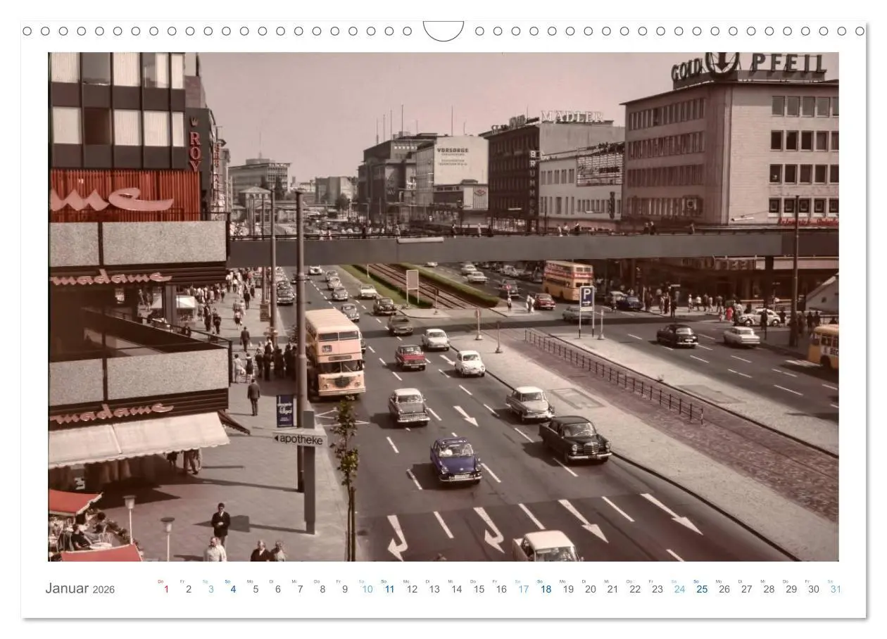 Bild: 9783516216042 | Berlin - Historische Ansichten (Wandkalender 2026 DIN A3 quer),...