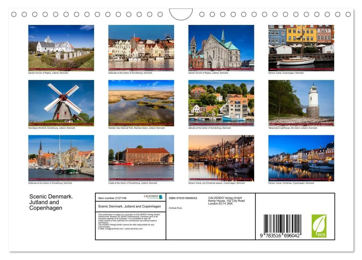 Bild: 9783516696042 | Scenic Denmark. Jutland and Copenhagen (Wall Calendar 2026 DIN A4...