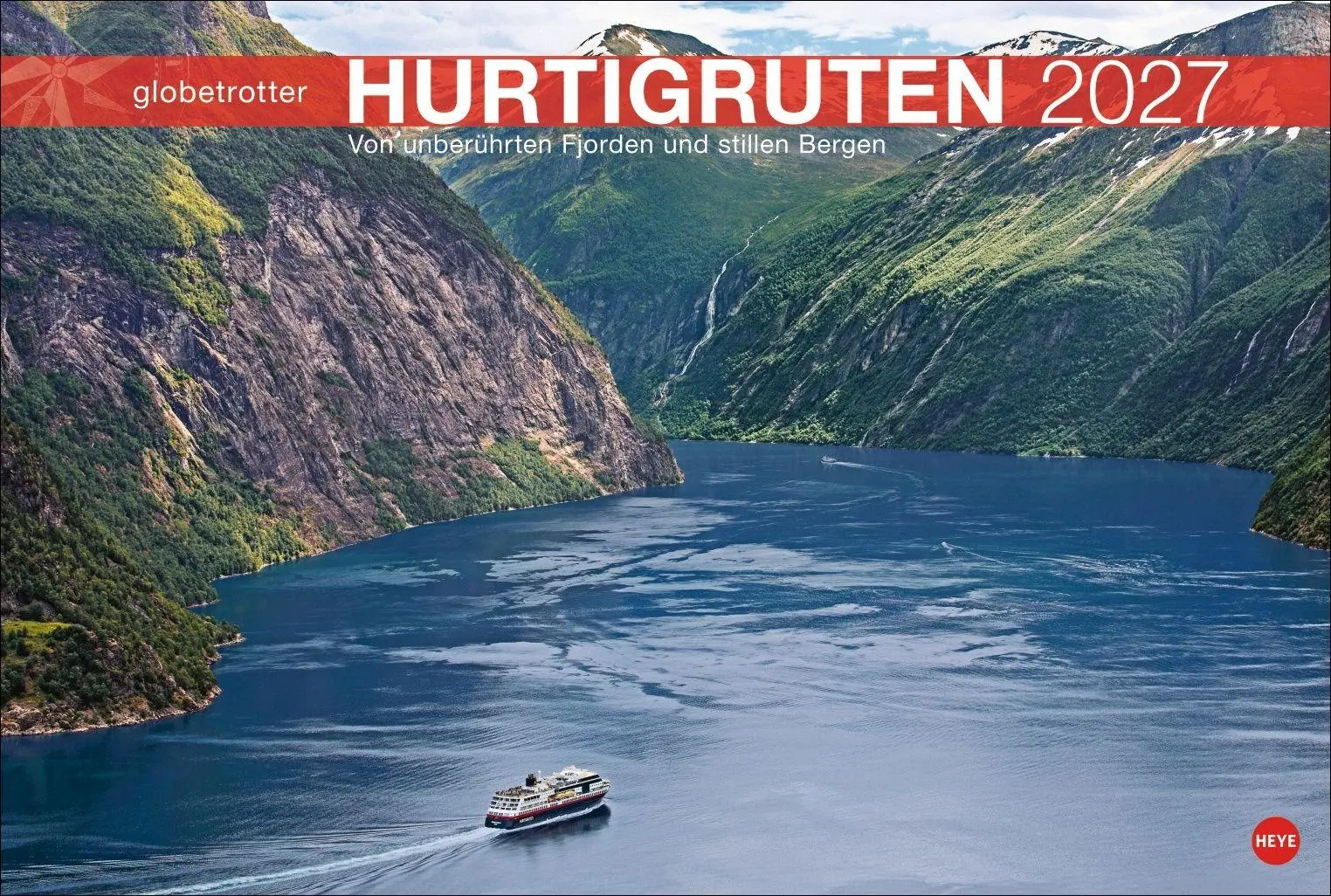 Cover: 9783756416042 | Hurtigruten Globetrotter Kalender 2027 - Von unberührten Fjorden...