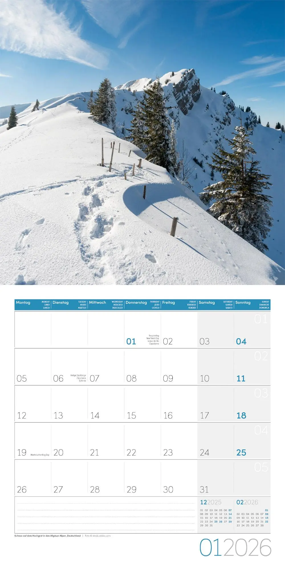 Bild: 9783838446042 | Traumpfade Kalender 2026 - 30x30 | Ackermann Kunstverlag GmbH | 28 S.