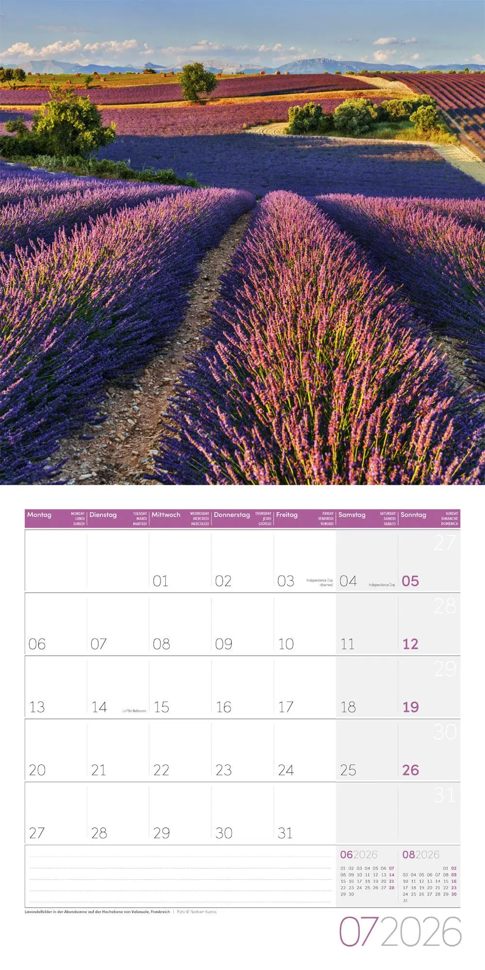 Bild: 9783838446042 | Traumpfade Kalender 2026 - 30x30 | Ackermann Kunstverlag GmbH | 28 S.