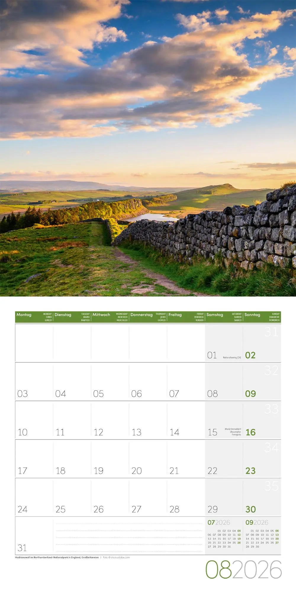 Bild: 9783838446042 | Traumpfade Kalender 2026 - 30x30 | Ackermann Kunstverlag GmbH | 28 S.