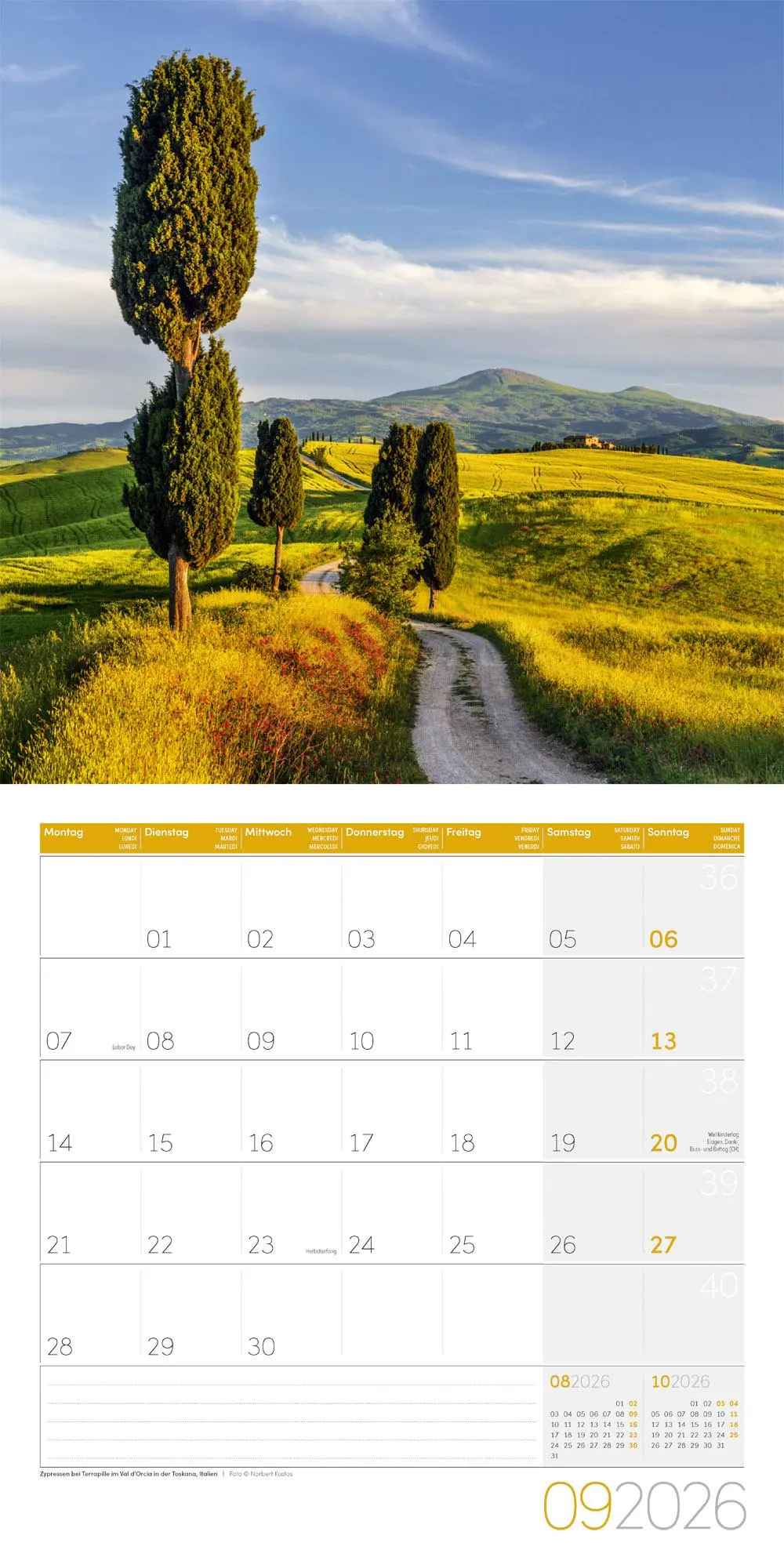 Bild: 9783838446042 | Traumpfade Kalender 2026 - 30x30 | Ackermann Kunstverlag GmbH | 28 S.