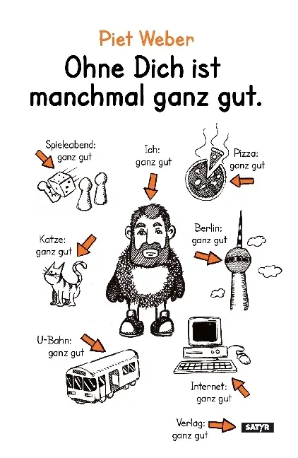Cover: 9783947106042 | Ohne Dich ist manchmal ganz gut | Piet Weber | Taschenbuch | 160 S.