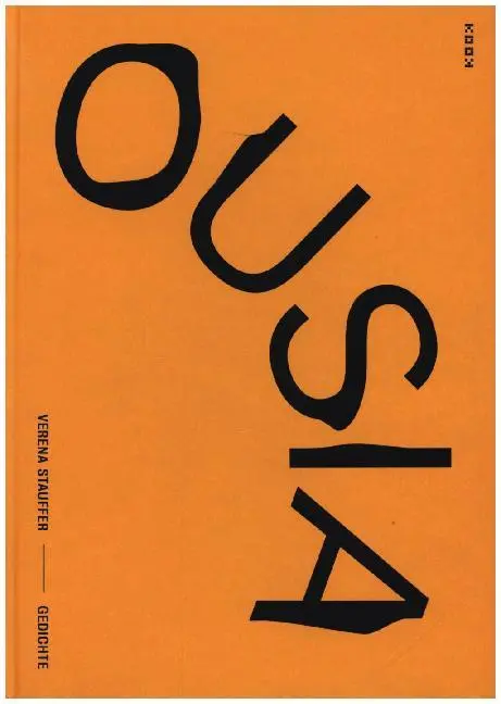 Cover: 9783948336042 | Ousia | Gedichte | Verena Stauffer | Buch | 110 S. | Deutsch | 2020