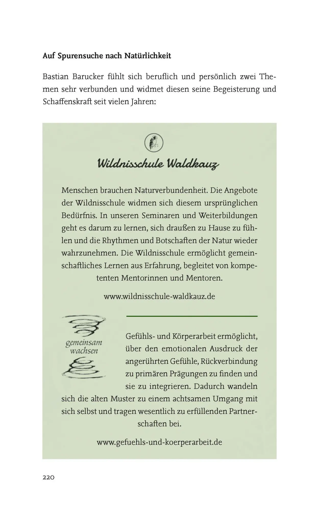 Bild: 9783948576042 | Auf Spurensuche nach Natürlichkeit | Bastian Barucker | Taschenbuch