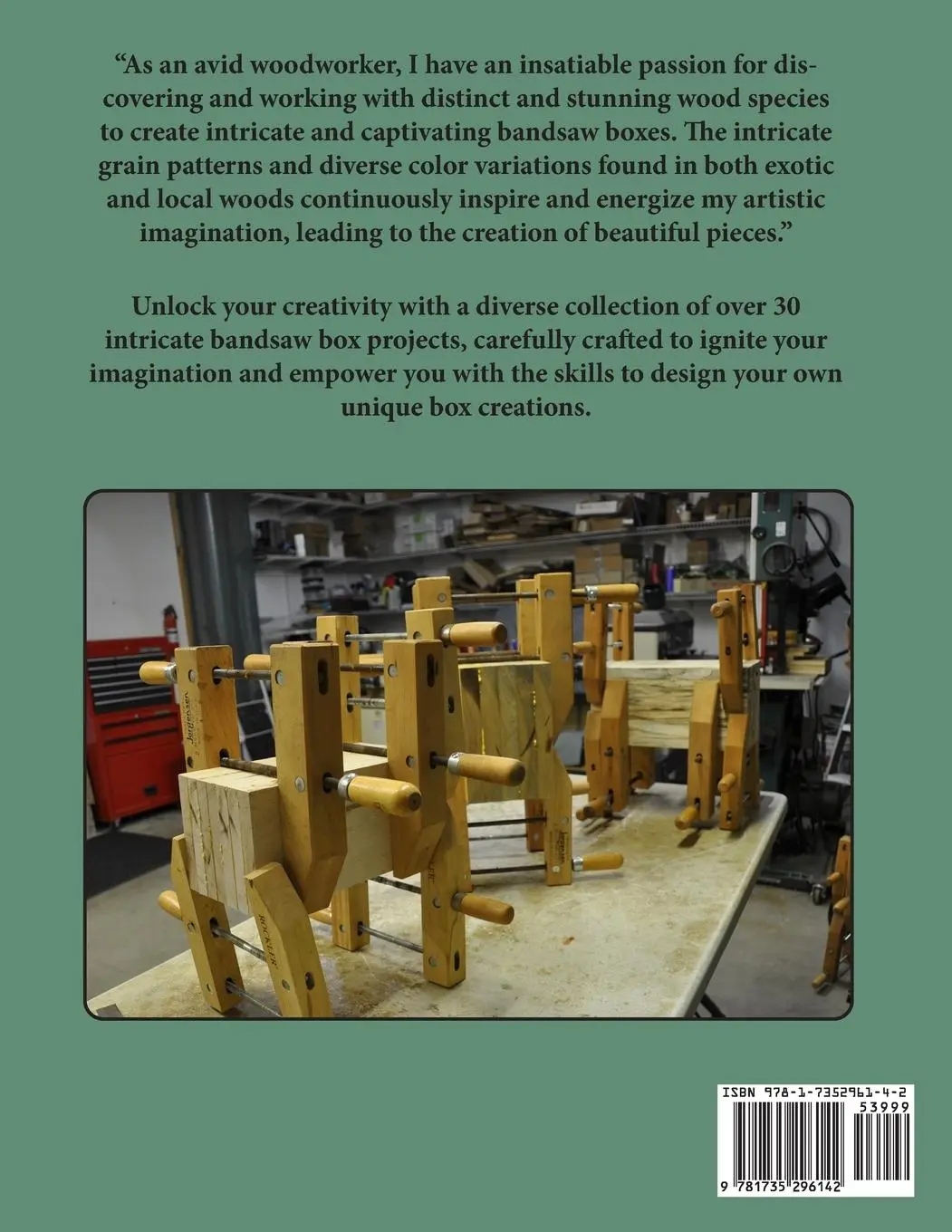 Rückseite: 9781735296142 | Bandsaw Box Paterns | Volume II | John Traeger | Taschenbuch | 2024