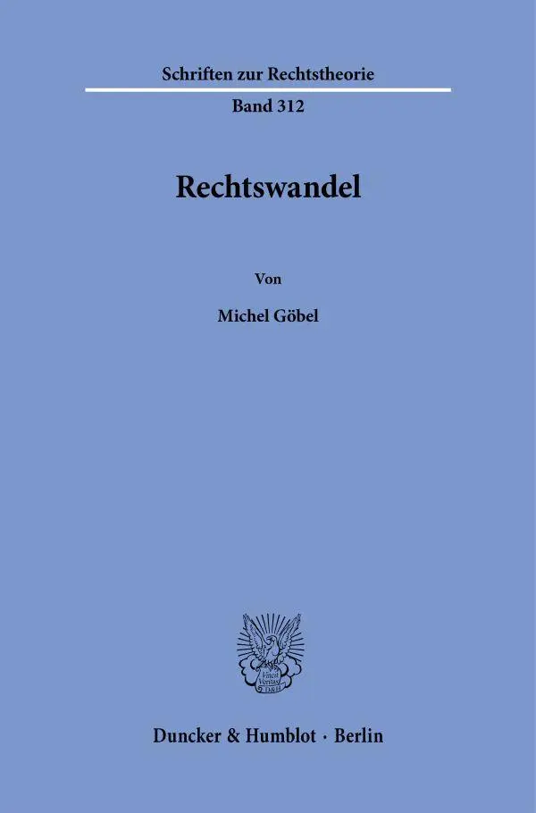Rechtswandel (Schriften zur Rechtstheorie)