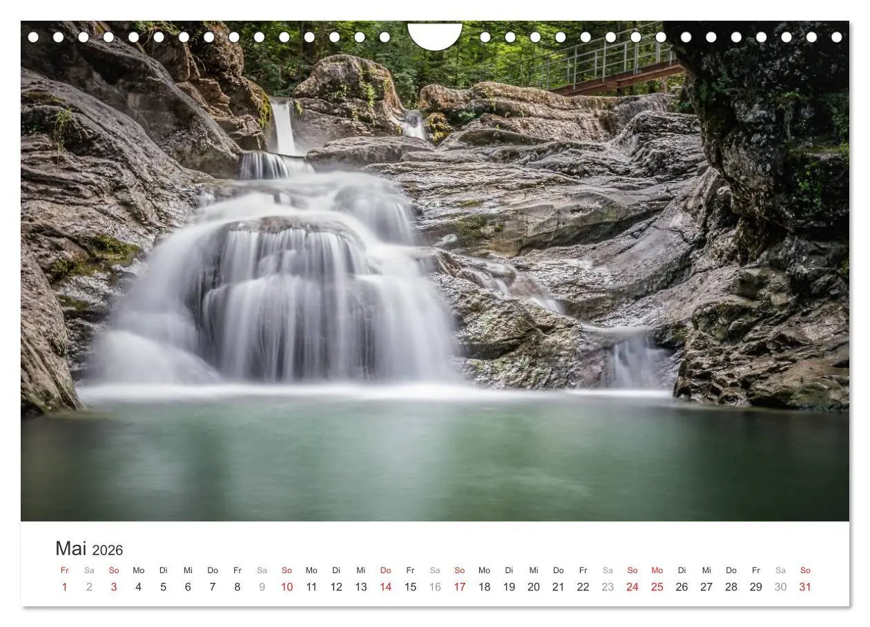 Bild: 9783457976142 | Wasserfälle Europas (Wandkalender 2026 DIN A4 quer), CALVENDO...