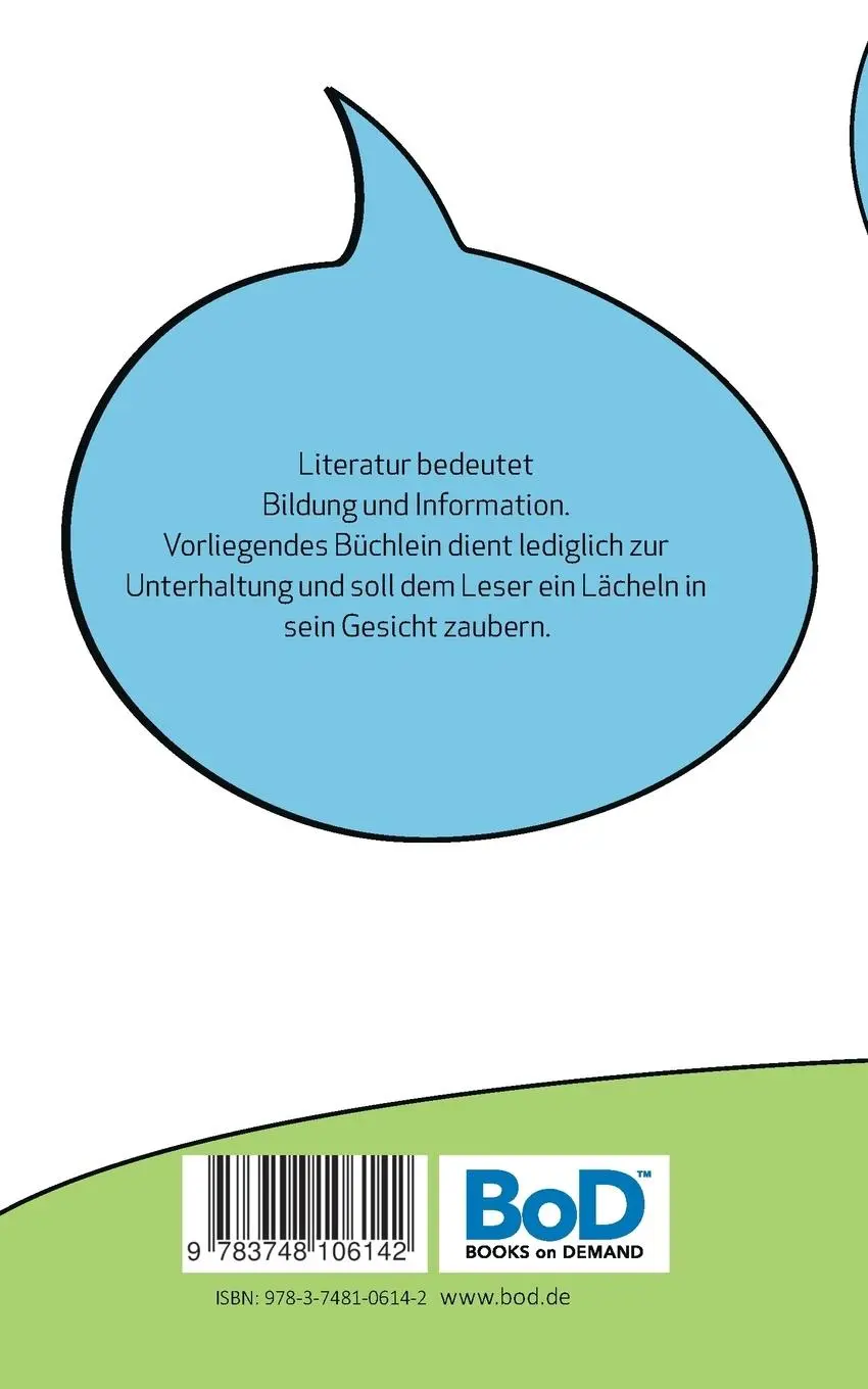 Rückseite: 9783748106142 | Rechen in Sprätseln | Nonsens zum Schmunzeln | Werner Hanitzsch | Buch
