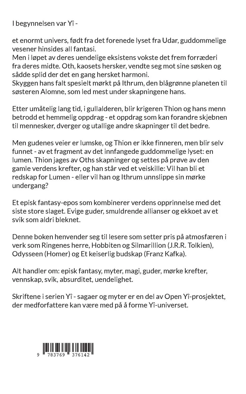 Rückseite: 9783769376142 | Fremveksten av Thion | Black Line (Ancient) | Fleischhauer (u. a.)