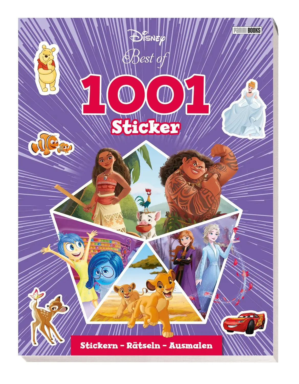 Cover: 9783833246142 | Disney Best of: 1001 Sticker - Stickern - Rätseln - Ausmalen | Buch