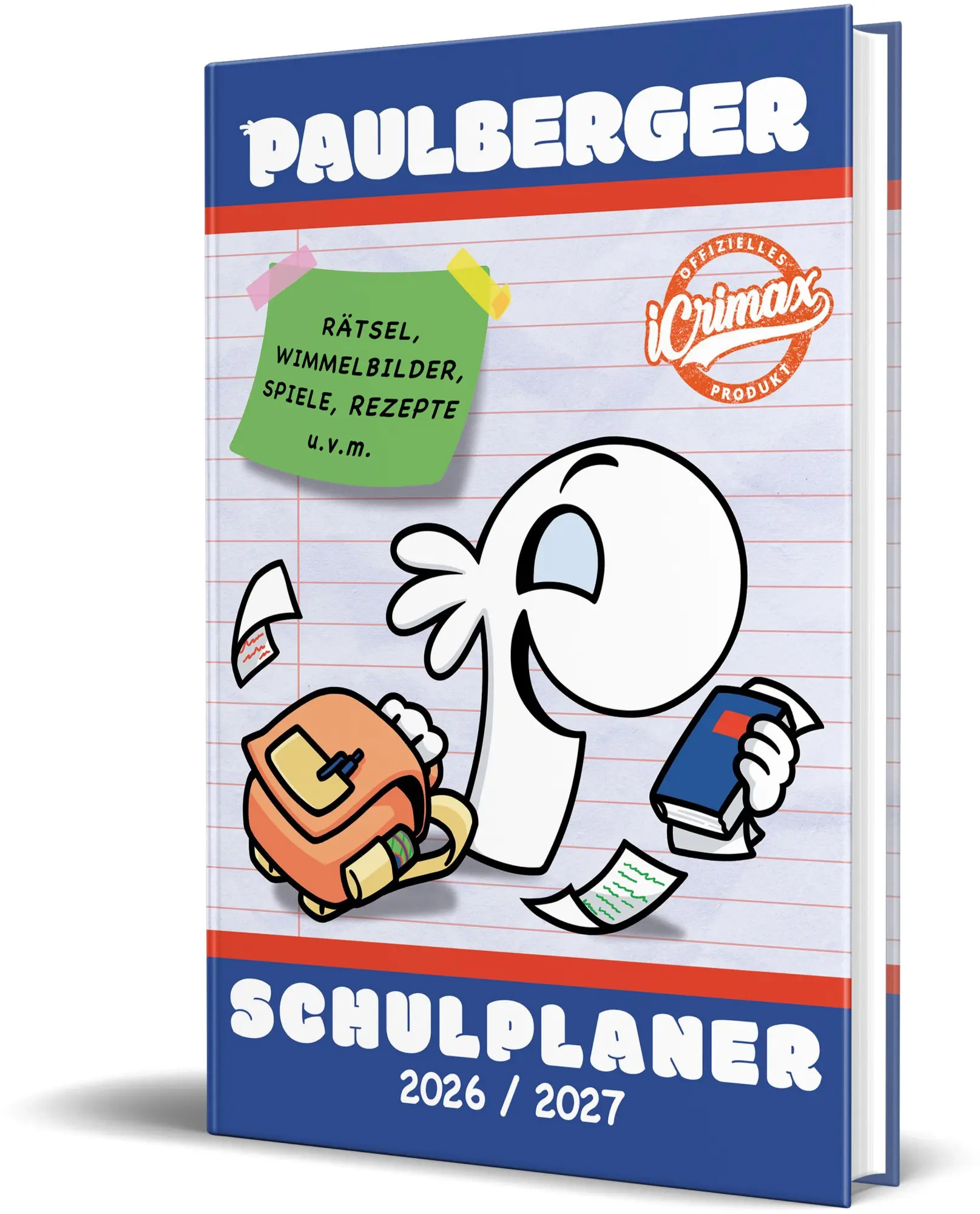 Cover: 9783960966142 | Paulberger Schulplaner 2026/2027 | von iCrimax | iCrimax | Kalender