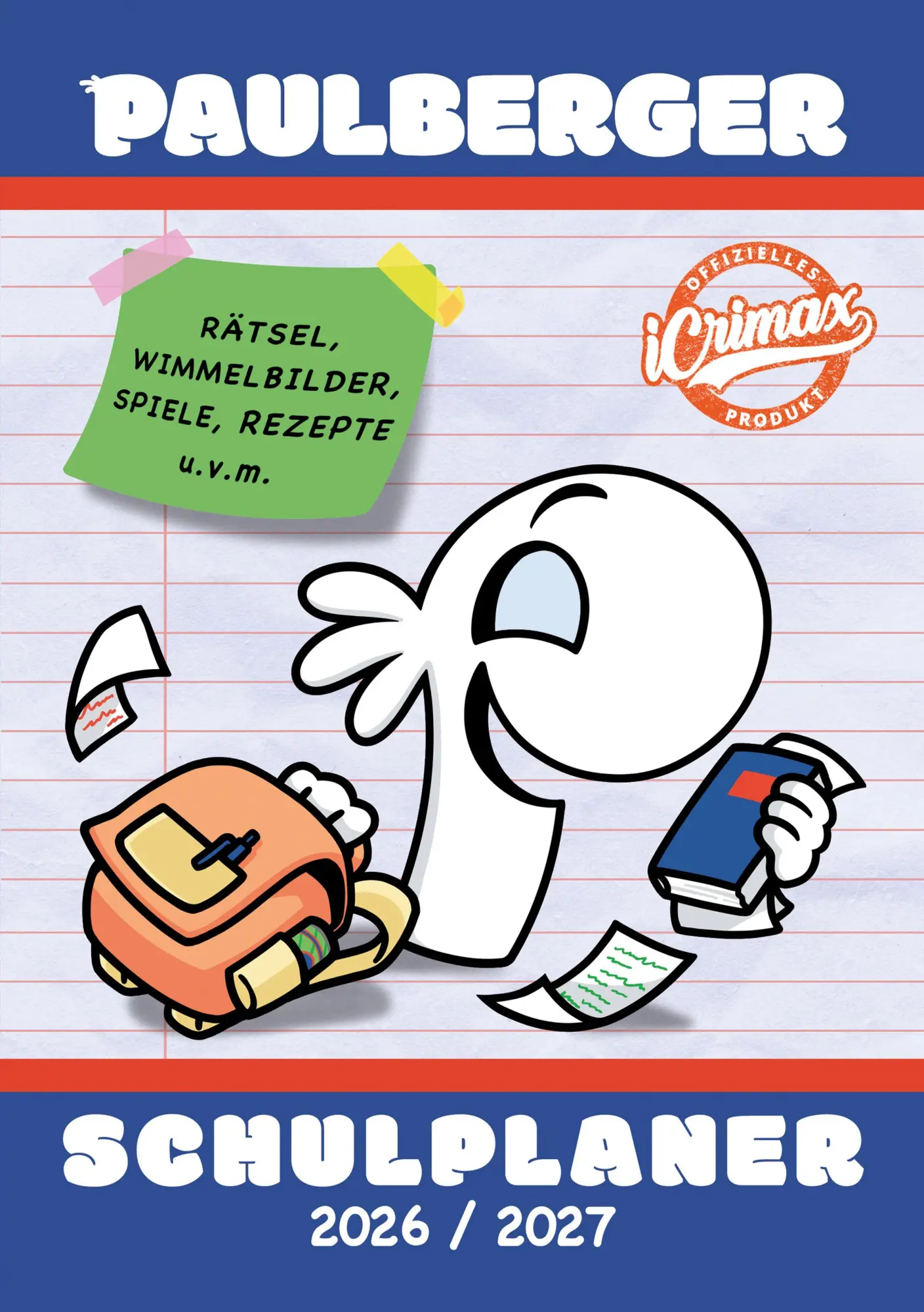 Bild: 9783960966142 | Paulberger Schulplaner 2026/2027 | von iCrimax | iCrimax | Kalender