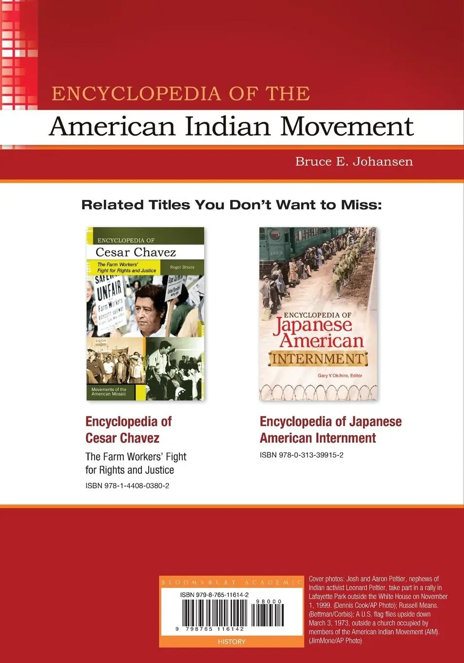Rückseite: 9798765116142 | Encyclopedia of the American Indian Movement | Bruce E. Johansen