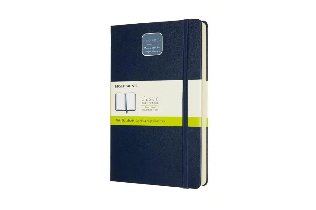 Bild: 8053853606242 | Moleskine Notizbuch - Erweitert, Large/A5, Blanko, Fester Einband,...