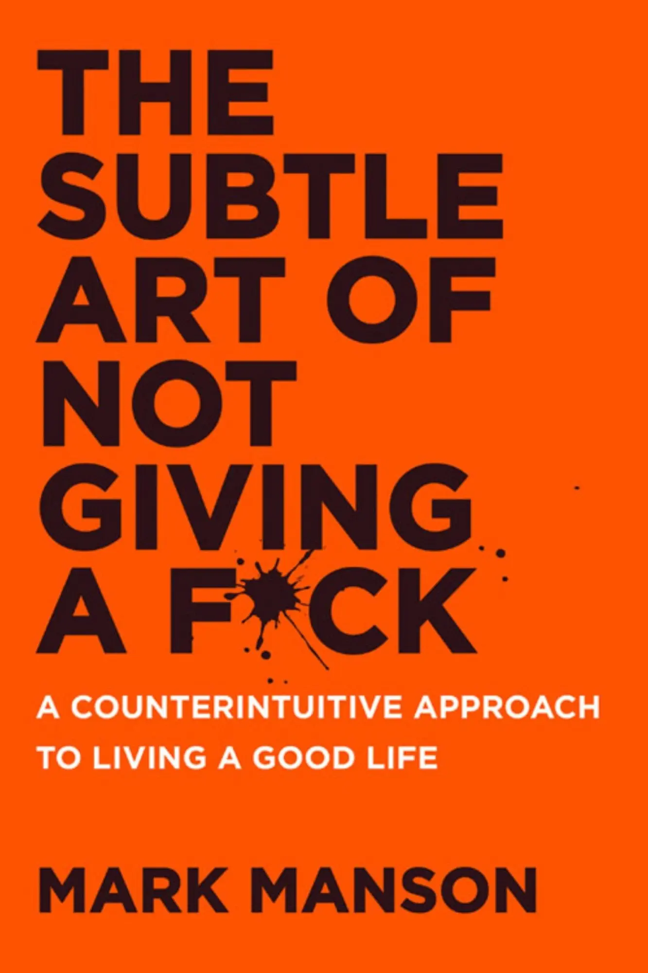 Cover: 9780063456242 | The Subtle Art of Not Giving a F*ck UK | Mark Manson | Taschenbuch