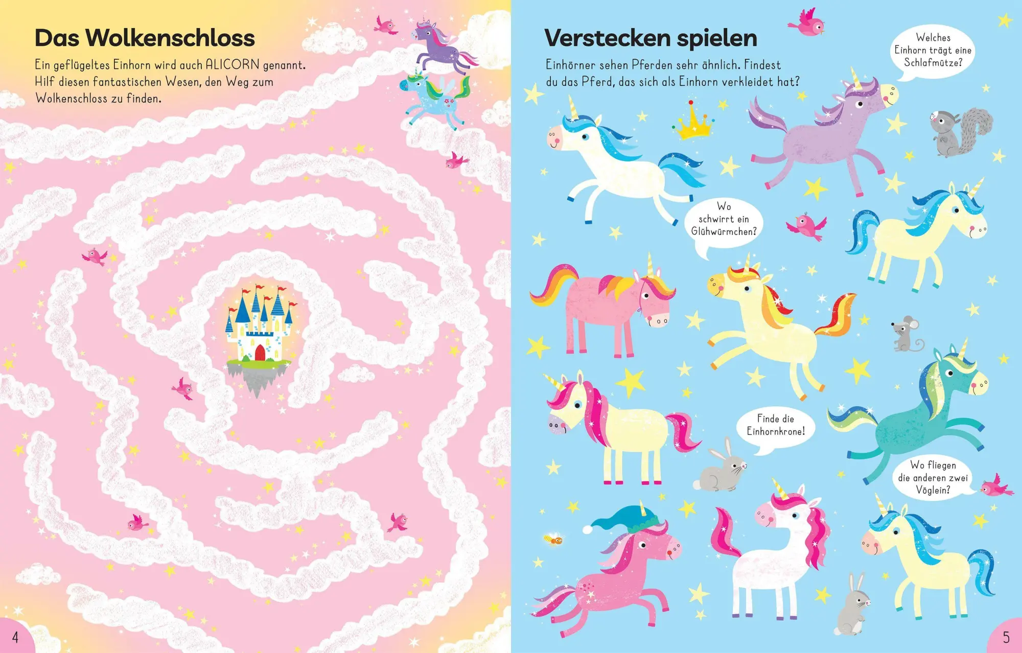 Bild: 9781035706242 | Mein Alles-drin-Mitmachbuch: Einhörner | Kirsteen Robson | Taschenbuch
