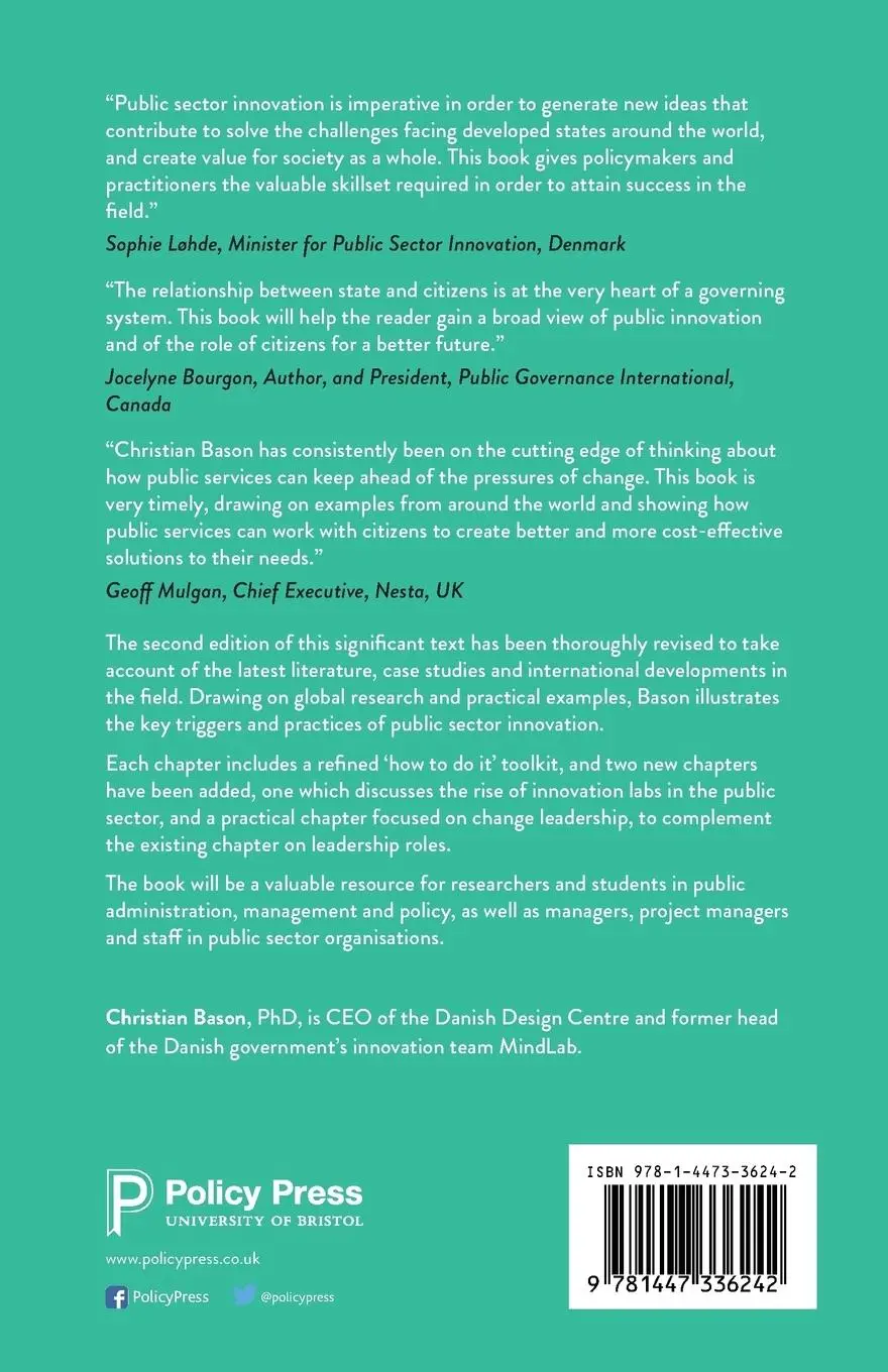 Rückseite: 9781447336242 | Leading public sector innovation | Co-creating for a better society