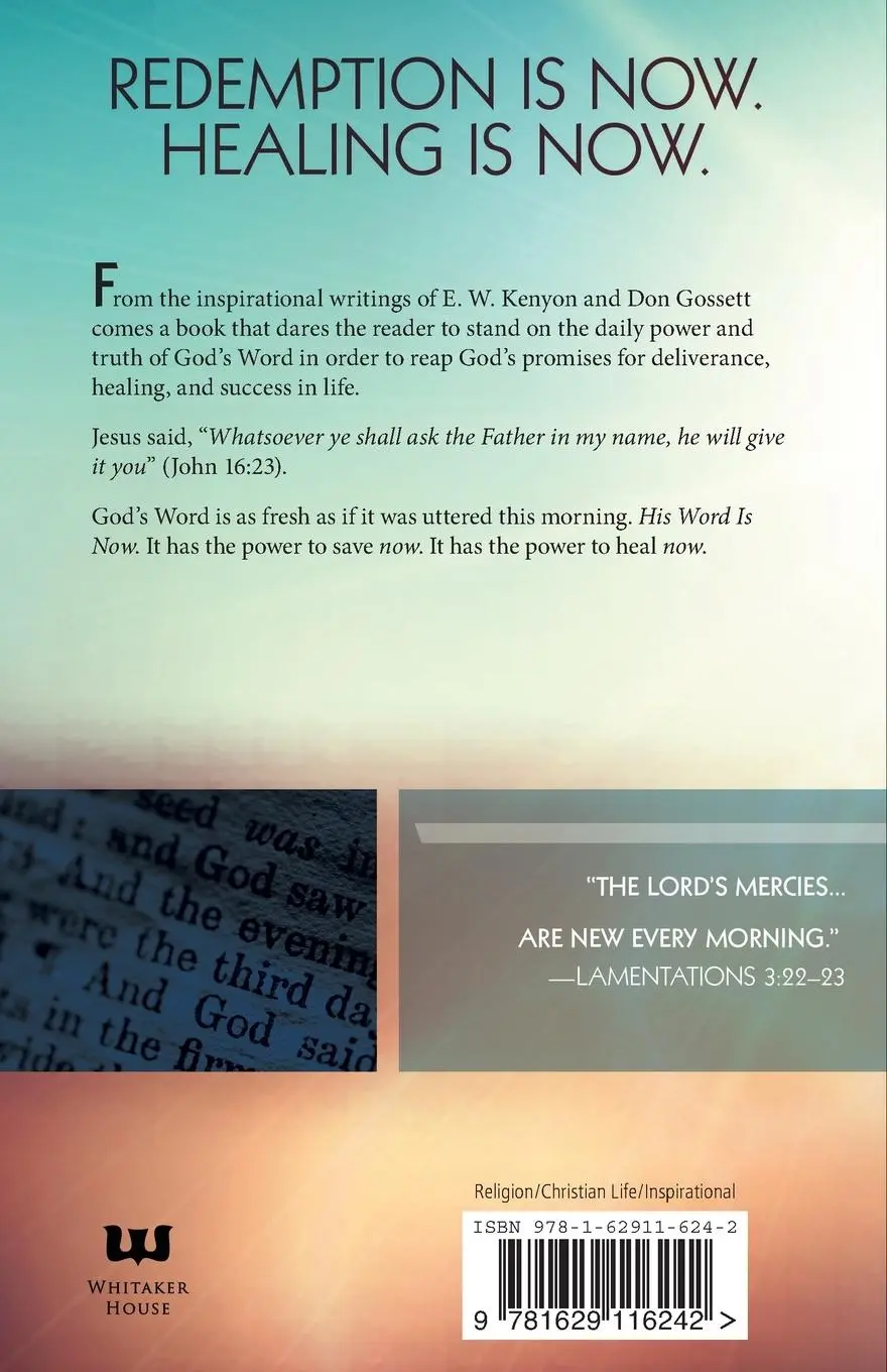 Rückseite: 9781629116242 | His Word Is Now | E W Kenyon (u. a.) | Taschenbuch | Englisch | 2016