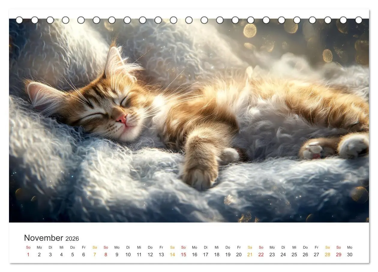 Bild: 9783457276242 | Katzen - Kalender für alle Miezenfans (Tischkalender 2026 DIN A5...