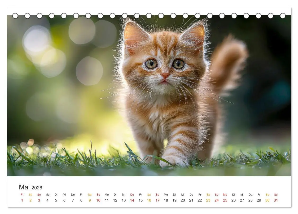 Bild: 9783457276242 | Katzen - Kalender für alle Miezenfans (Tischkalender 2026 DIN A5...