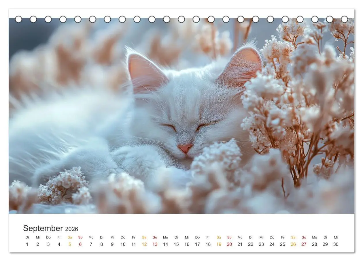 Bild: 9783457276242 | Katzen - Kalender für alle Miezenfans (Tischkalender 2026 DIN A5...