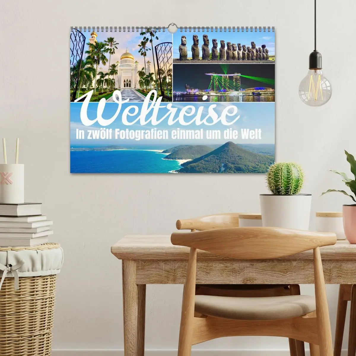 Bild: 9783457586242 | Weltreise, in zwölf Fotografien einmal um die Welt (Wandkalender...
