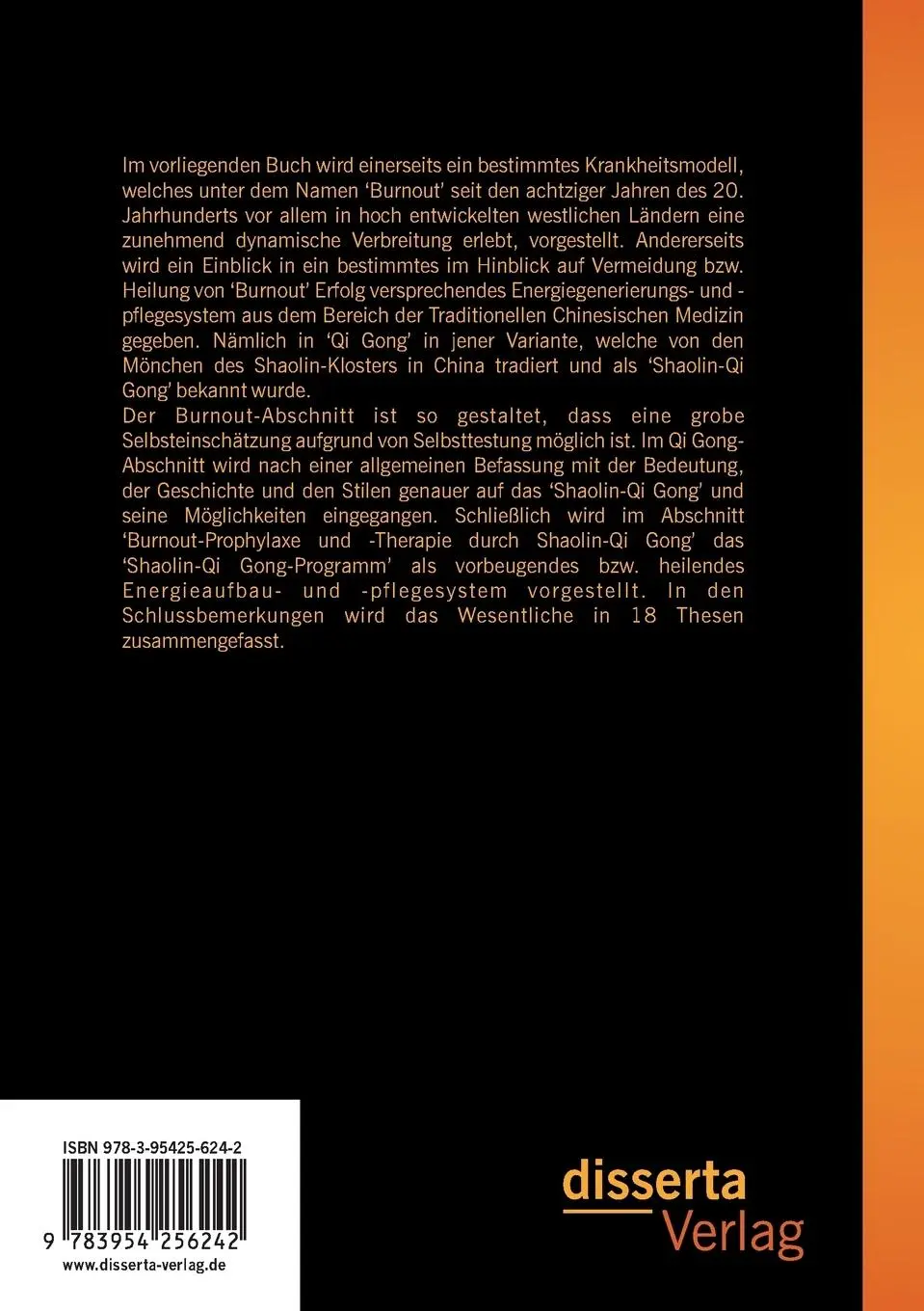 Rückseite: 9783954256242 | GENERATING ENERGY: Burnout-Prophylaxe und -Therapie durch...