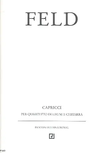 Cover: 9790205006242 | Capriccio | Jindrich Feld | Partitur + Stimmen | 1999 | Schott Music