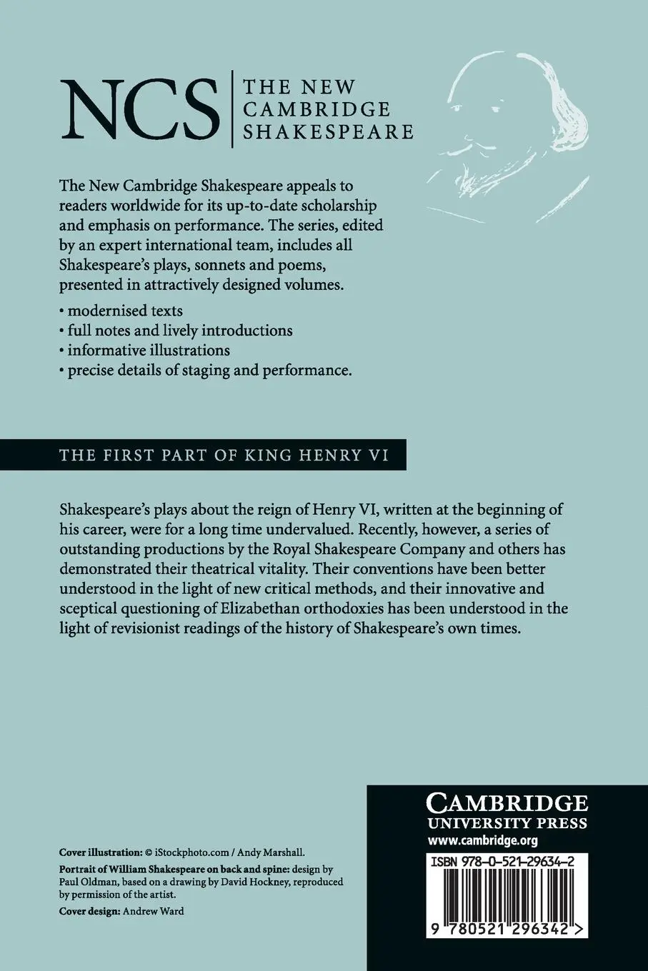 Rückseite: 9780521296342 | NCS | First Part of King Henry VI | William Shakespeare | Taschenbuch