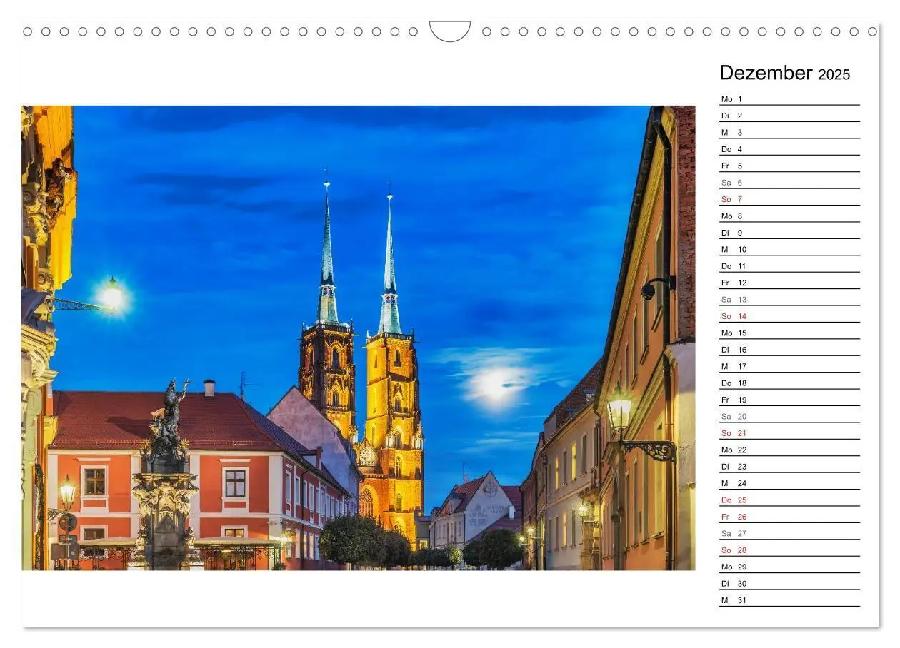 Bild: 9783435486342 | Breslau - Zeit für Entdeckungen (Wandkalender 2025 DIN A3 quer),...