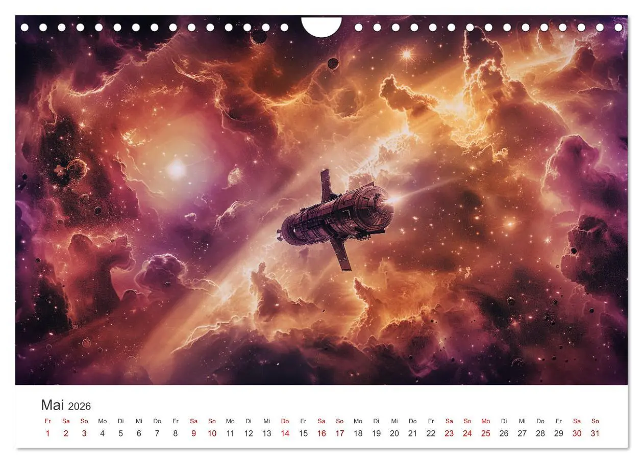 Bild: 9783457336342 | Sternenreisen - Ein kosmischer Kalender (Wandkalender 2026 DIN A4...