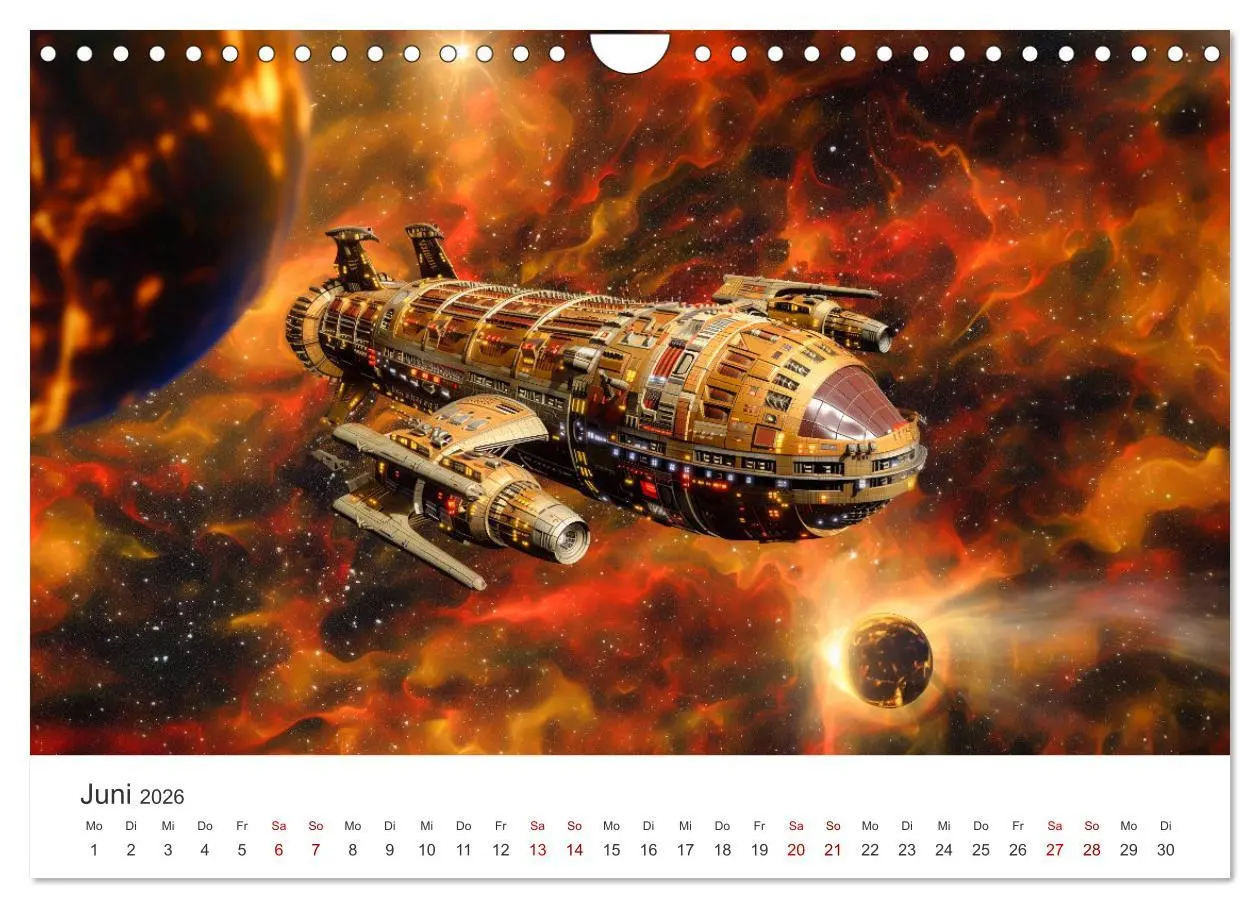 Bild: 9783457336342 | Sternenreisen - Ein kosmischer Kalender (Wandkalender 2026 DIN A4...
