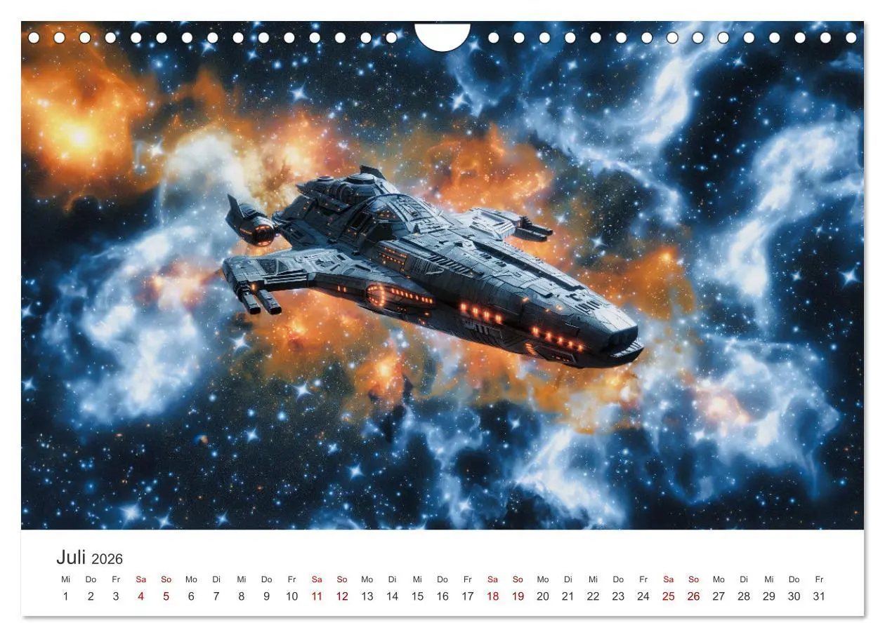 Bild: 9783457336342 | Sternenreisen - Ein kosmischer Kalender (Wandkalender 2026 DIN A4...