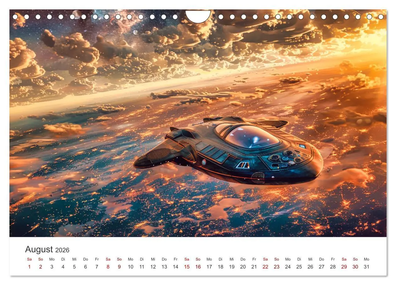 Bild: 9783457336342 | Sternenreisen - Ein kosmischer Kalender (Wandkalender 2026 DIN A4...