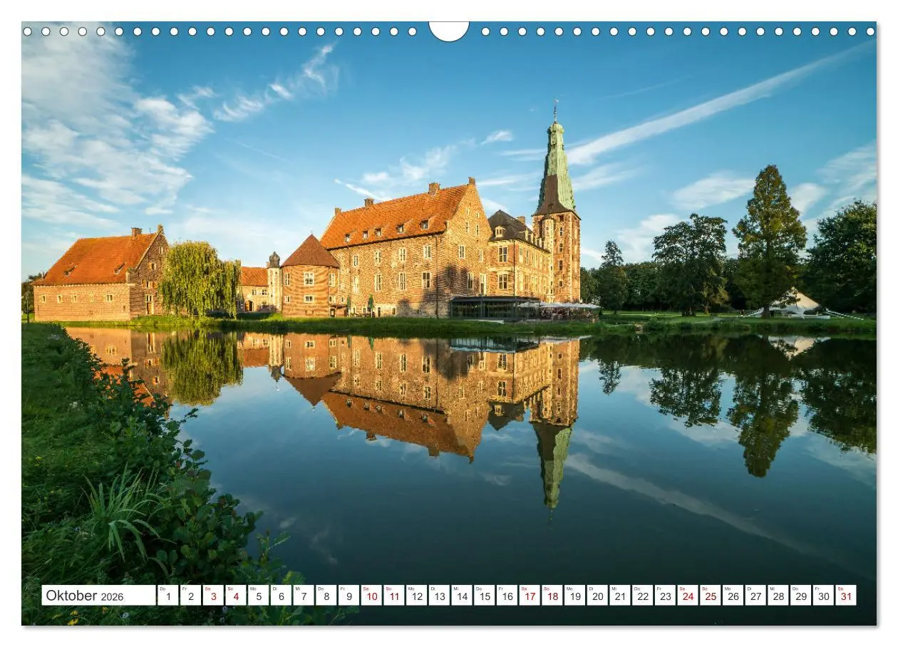 Bild: 9783457646342 | Wasserschlösser im Münsterland (Wandkalender 2026 DIN A3 quer),...