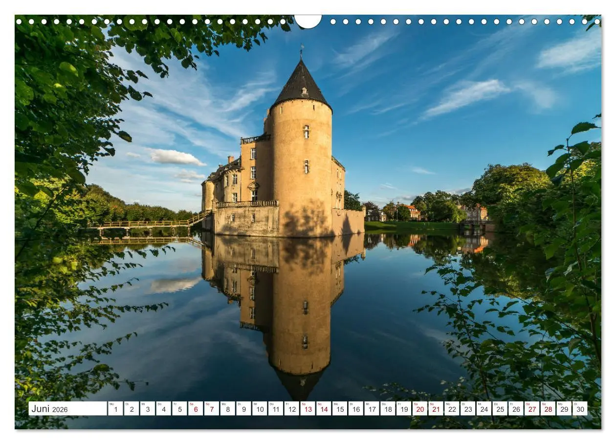 Bild: 9783457646342 | Wasserschlösser im Münsterland (Wandkalender 2026 DIN A3 quer),...