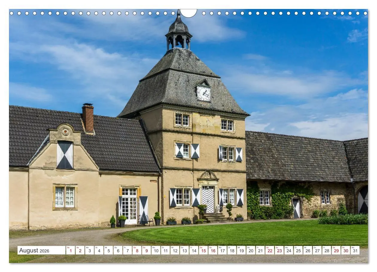 Bild: 9783457646342 | Wasserschlösser im Münsterland (Wandkalender 2026 DIN A3 quer),...