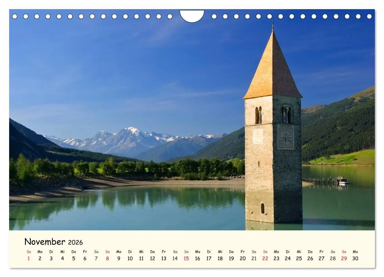 Bild: 9783457956342 | Vinschgau - Die Sonnenseite Südtirols (Wandkalender 2026 DIN A4...