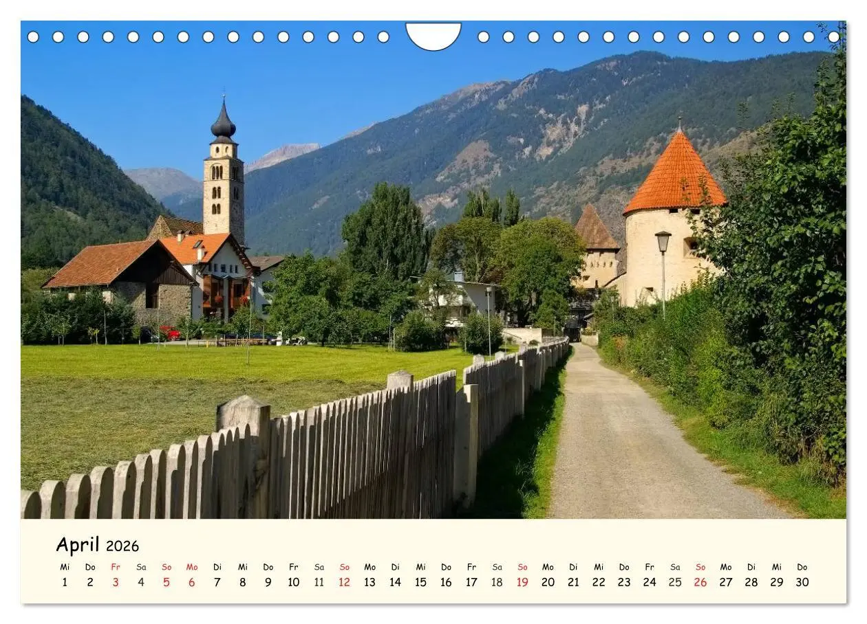 Bild: 9783457956342 | Vinschgau - Die Sonnenseite Südtirols (Wandkalender 2026 DIN A4...