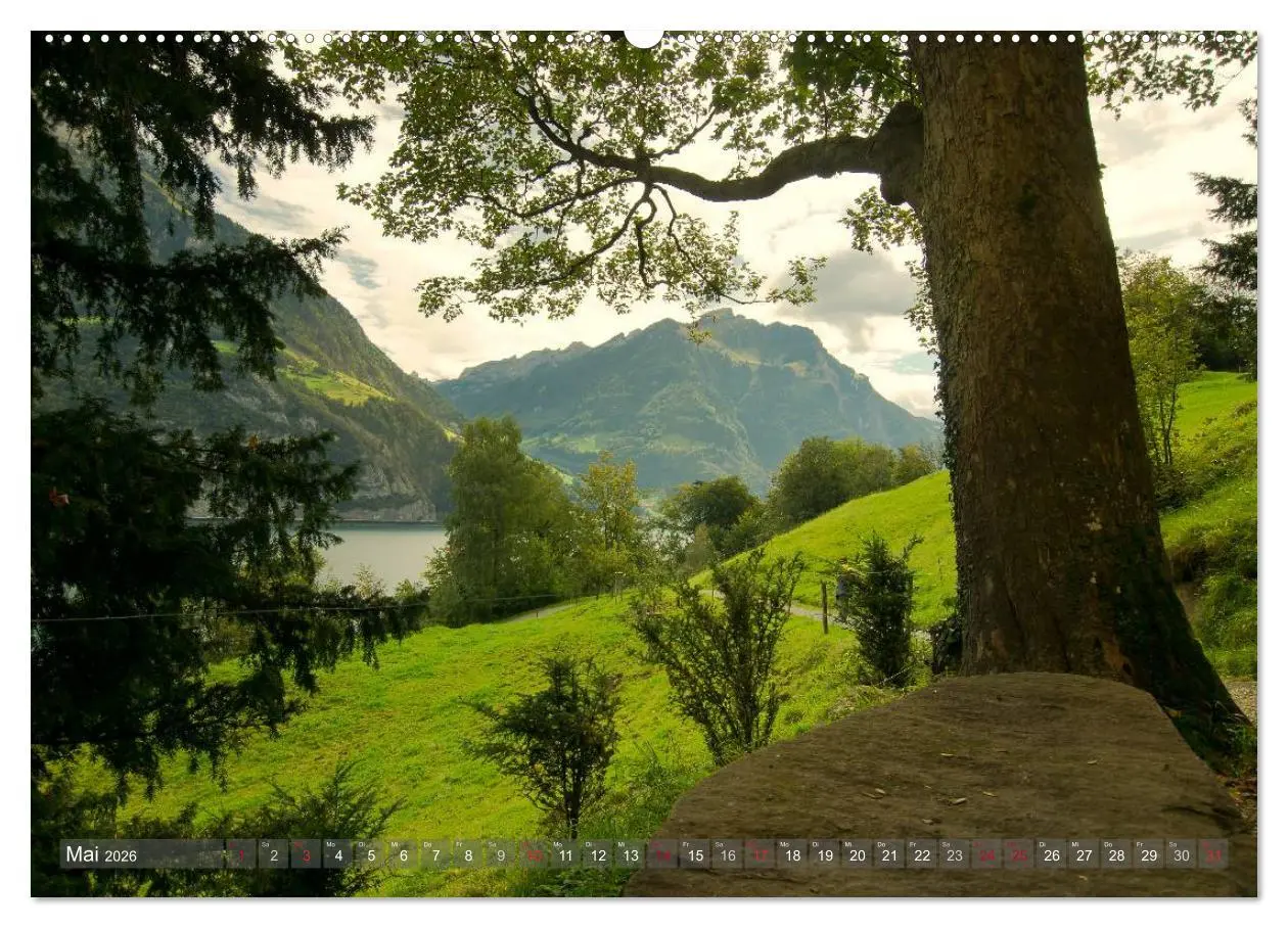 Bild: 9783516116342 | Der Zauber der Schweizer Berge (hochwertiger Premium Wandkalender...