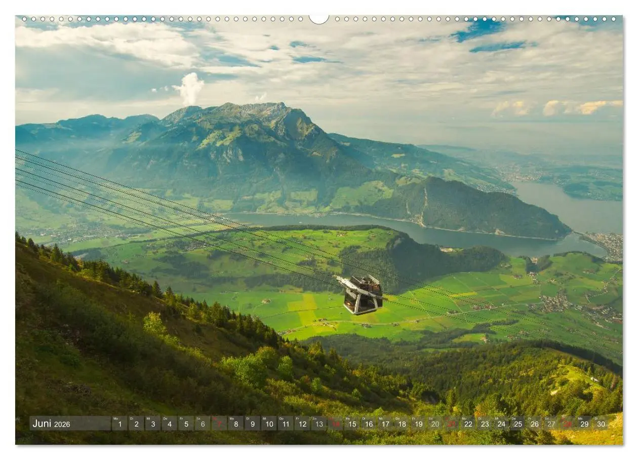Bild: 9783516116342 | Der Zauber der Schweizer Berge (hochwertiger Premium Wandkalender...