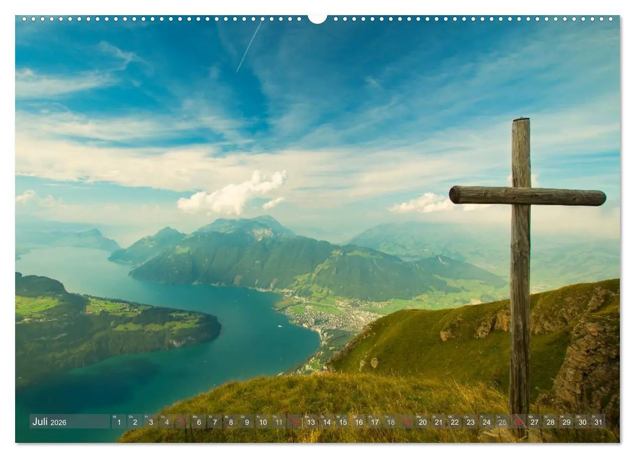 Bild: 9783516116342 | Der Zauber der Schweizer Berge (hochwertiger Premium Wandkalender...
