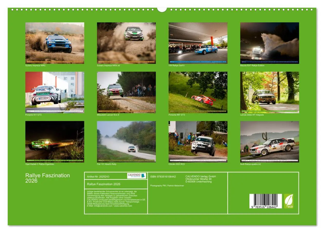 Bild: 9783516106442 | Rallye Faszination 2026 (hochwertiger Premium Wandkalender 2026 DIN...